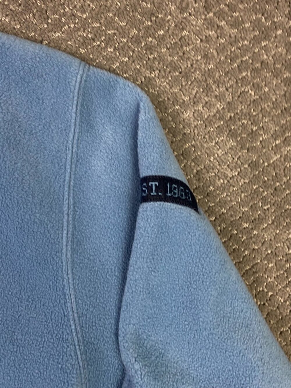 Vintage Y2K GAP Fleece Hoodie Mens XL Light Blue Pullover - Picture 4 of 16